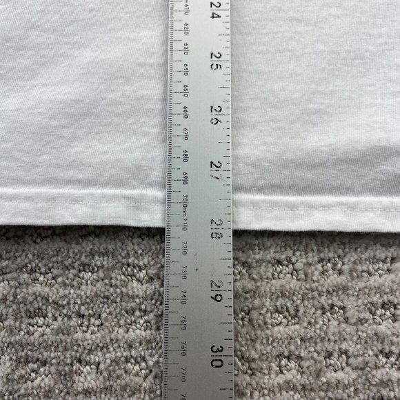 WWE Authentic Shirt Men Extra Large XL White Red Hot Ronda! Ringer Tee Wrestling - Picture 7 of 7